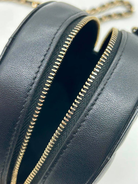 CHANEL Lucky Charms Lambskin Round Clutch Shoulder Bag