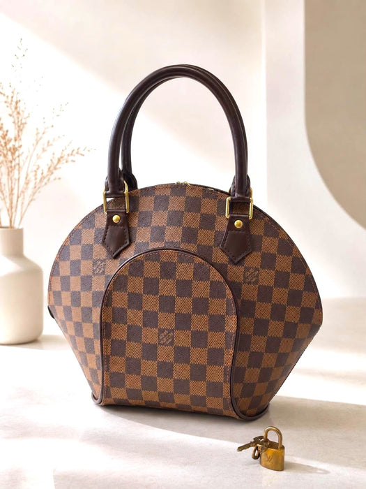 LOUIS VUITTON Ellipse PM Damier Ebene Handbag