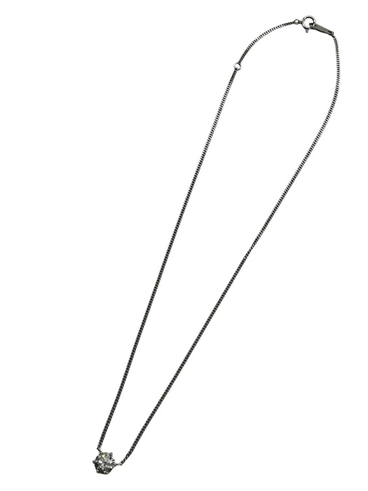 NO BRAND Diamond Stud Necklace
