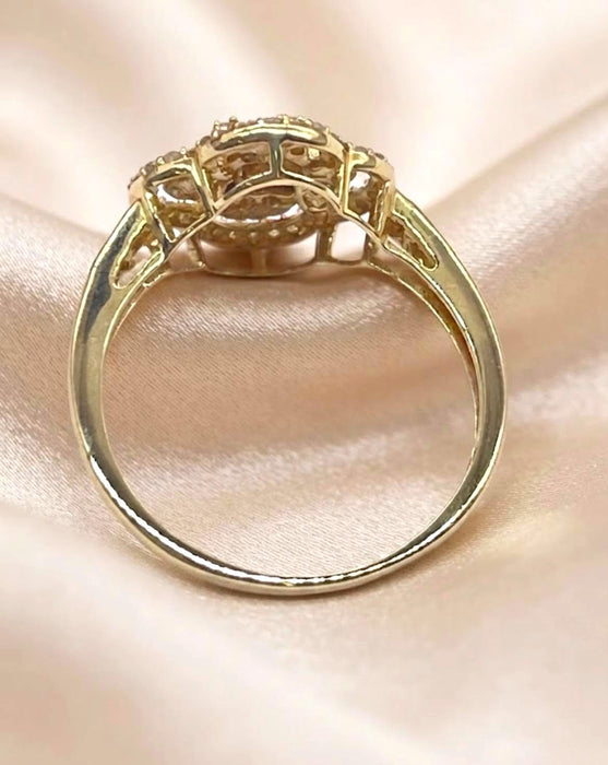 NO BRAND Clover Diamond Ring