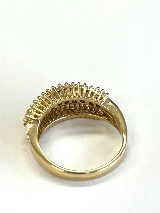 NO BRAND Baguette Diamond Ring