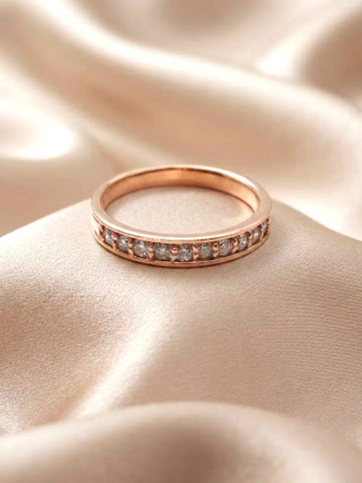 NO BRAND 10P Diamond Ring