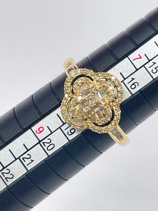 NO BRAND Clover Diamond Ring