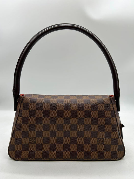 LOUIS VUITTON Mini Looping Damier Ebene Shoulder Bag