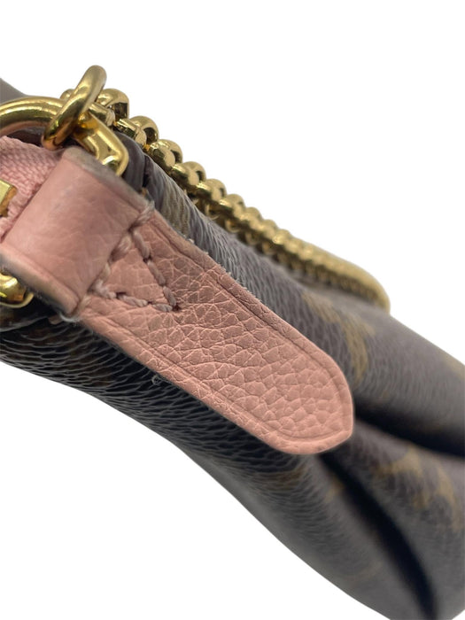 LOUIS VUITTON Pallas Monogram Clutch 2-Way Bag