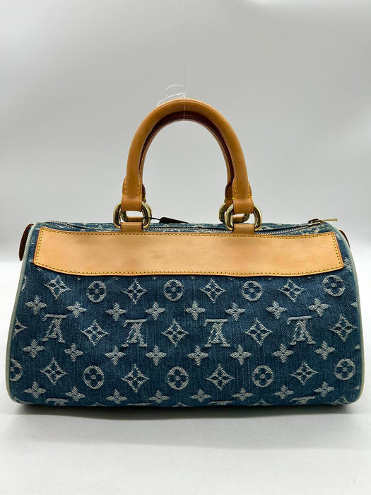 LOUIS VUITTON Denim Neo Speedy Handbag