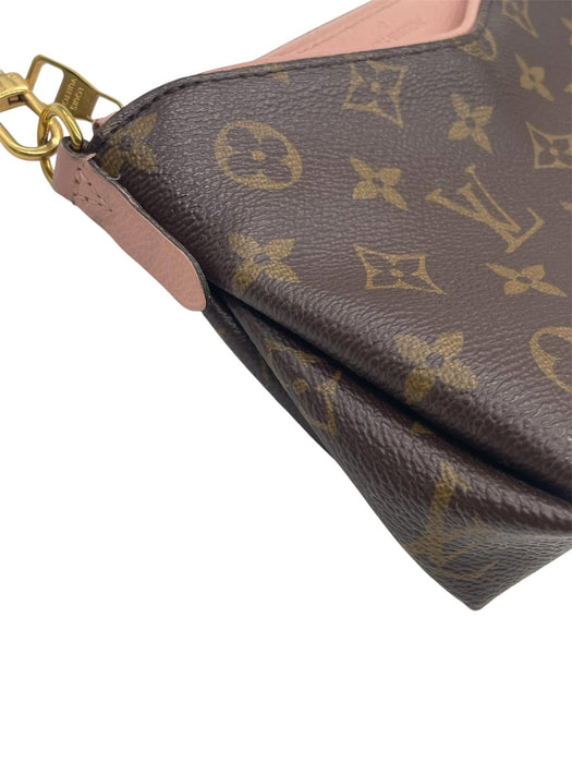 LOUIS VUITTON Pallas Monogram Clutch 2-Way Bag