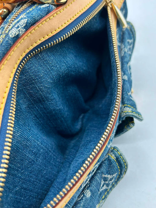 LOUIS VUITTON Denim Neo Speedy Handbag