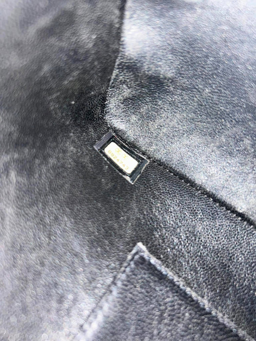 CHANEL Medallion Black Caviar Skin Handbag