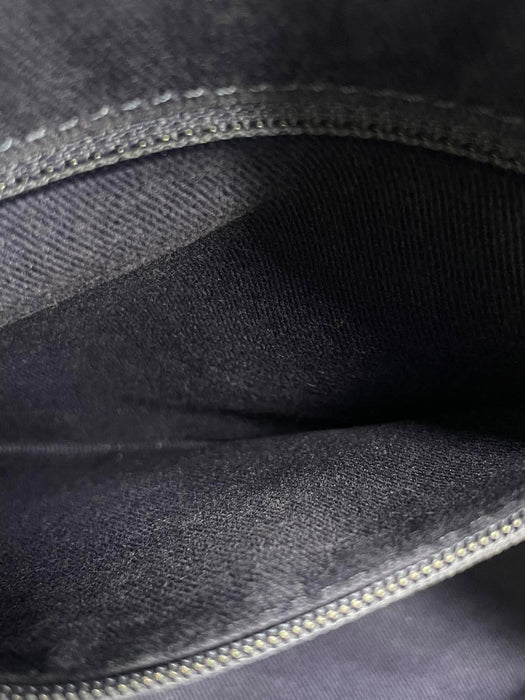 CHANEL Deauville Blue Denim Tote Shoulder Bag