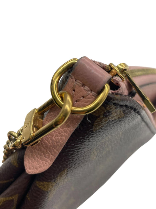 LOUIS VUITTON Pallas Monogram Clutch 2-Way Bag