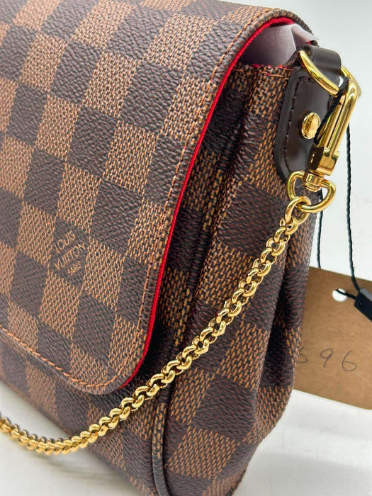 LOUIS VUITTON Favorite MM Damier Ebene Shoulder Bag