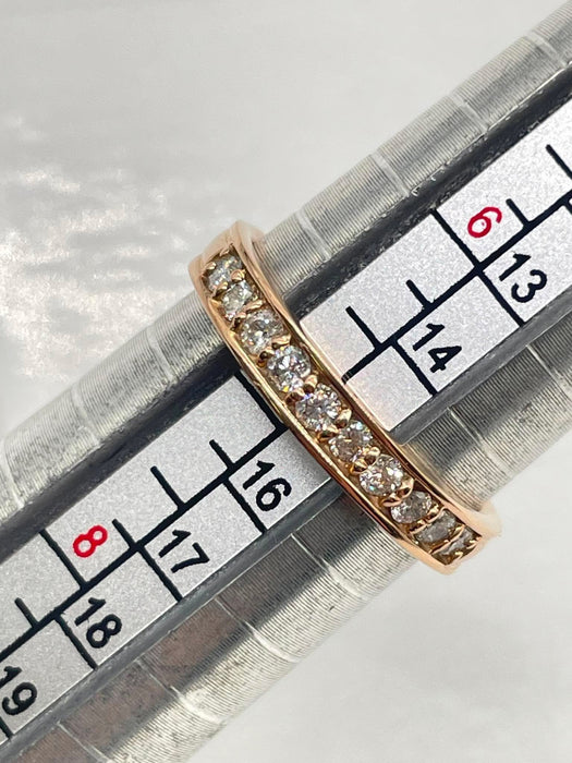 NO BRAND 10P Diamond Ring