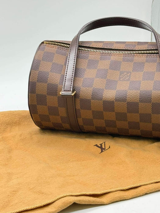LOUIS VUITTON Papillon Damier Ebene Handbag
