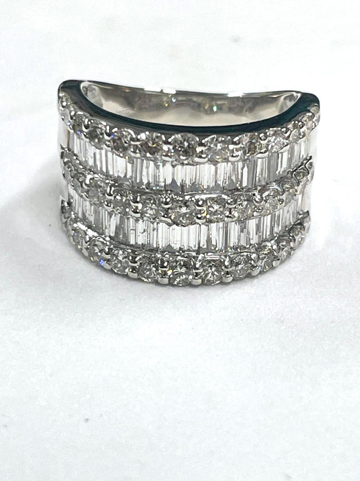 NO BRAND Baguette Diamond Ring