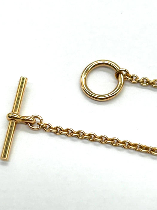 HERMES Vertige Coeur 1P Diamond Heart Bracelet