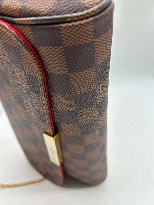 LOUIS VUITTON Favorite MM Damier Ebene Shoulder Bag