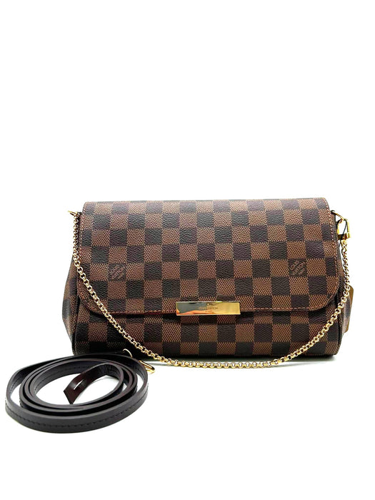 LOUIS VUITTON Favorite MM Damier Ebene Shoulder Bag