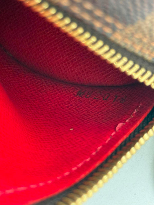 LOUIS VUITTON Papillon Damier Ebene Handbag