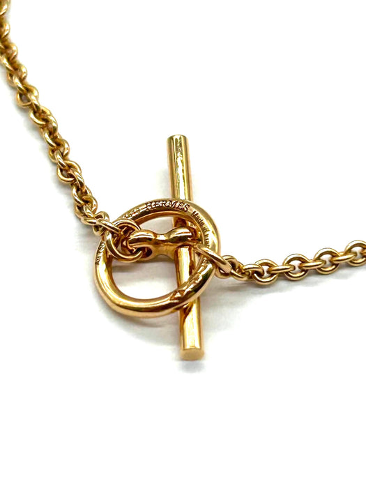HERMES Vertige Coeur 1P Diamond Heart Bracelet