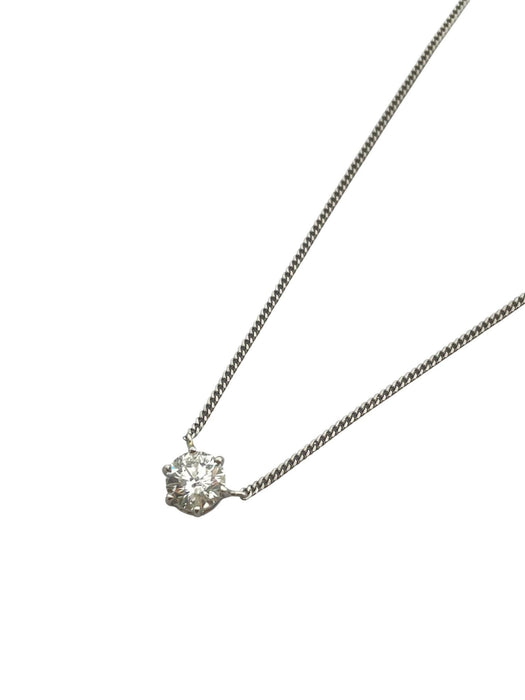 NO BRAND Diamond Stud Necklace