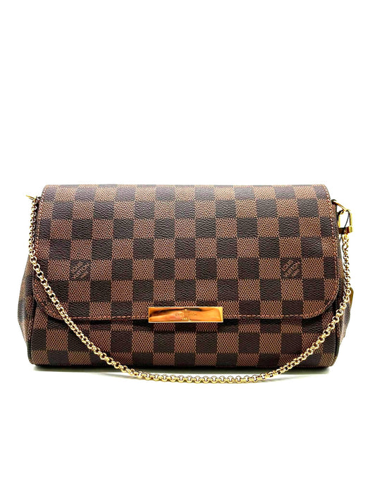 LOUIS VUITTON Favorite MM Damier Ebene Shoulder Bag