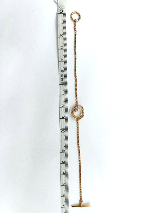 HERMES Vertige Coeur 1P Diamond Heart Bracelet