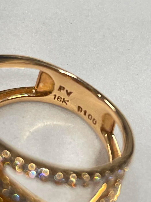 PONTE VECCHIO Heart Ornate Cluster Diamond Ring