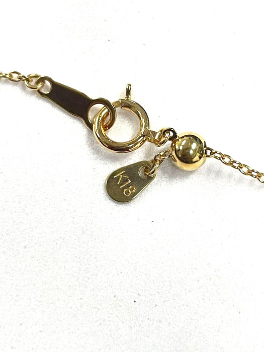 NO BRAND Moon and Star Two-Tone Diamond Necklace
