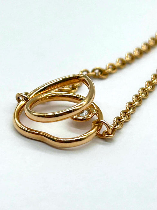 HERMES Vertige Coeur 1P Diamond Heart Bracelet
