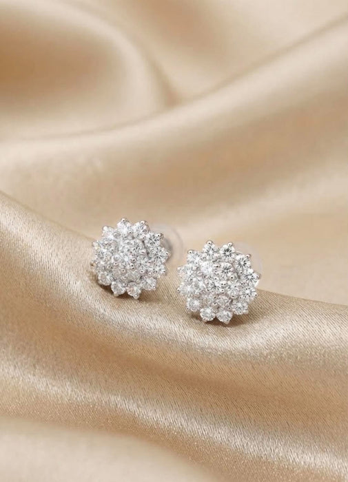 NO BRAND Rositas Diamond Stud Earrings