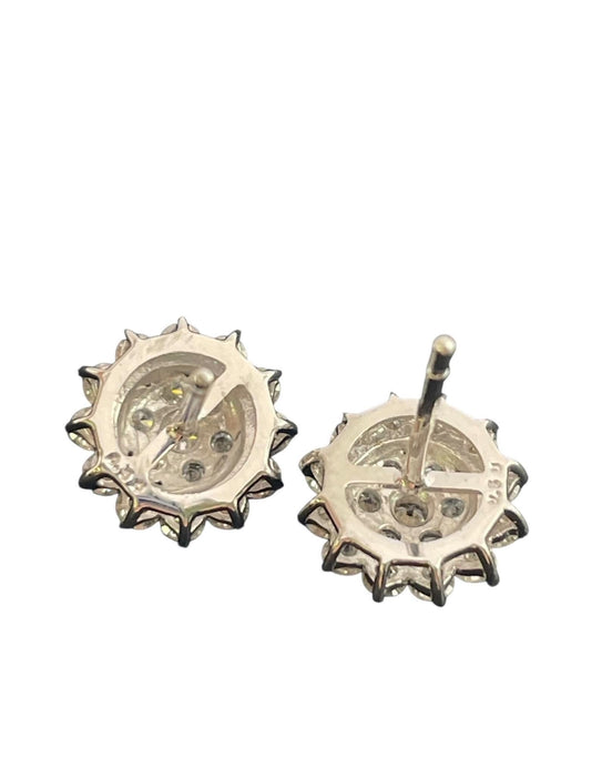 NO BRAND Rositas Diamond Stud Earrings