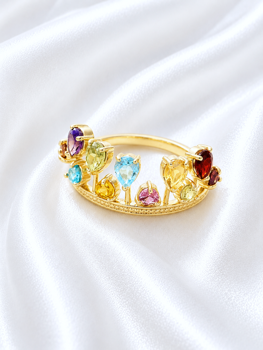 NO BRAND Multicolor Ring