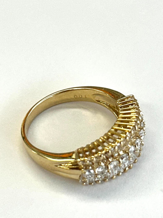 NO BRAND Baguette Diamond Ring