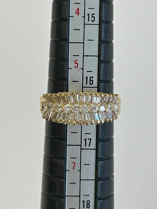 NO BRAND Baguette Diamond Ring