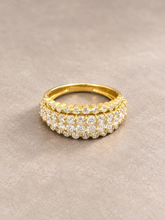NO BRAND Cluster Diamond Ring