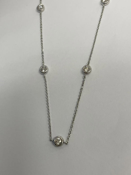 NO BRAND Station Diamond Necklace