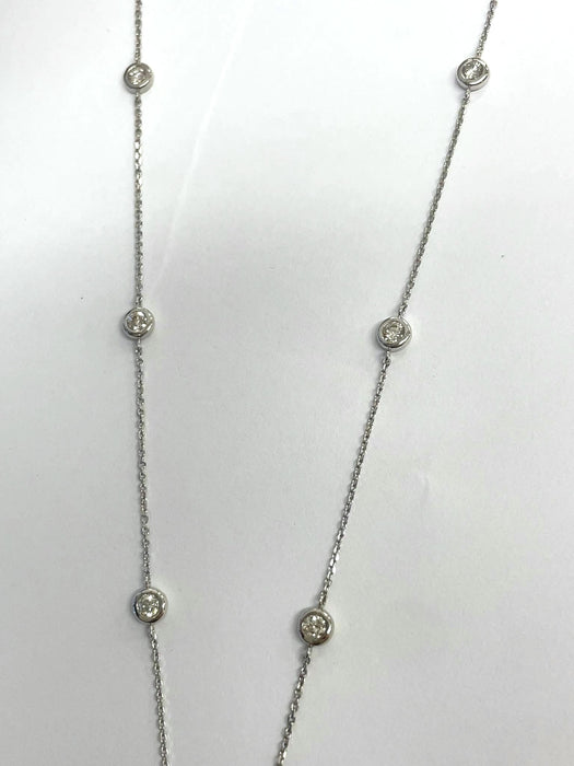 NO BRAND Station Diamond Necklace