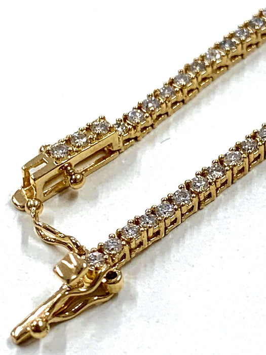 NO BRAND Tennis Diamond Necklace