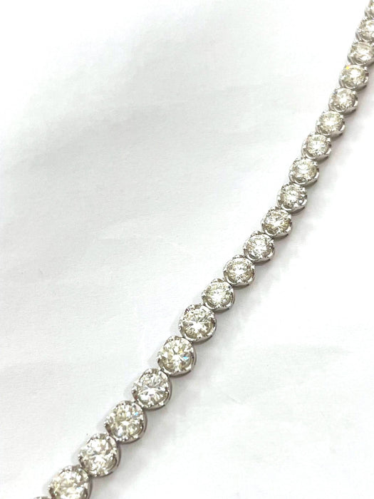 NO BRAND Tennis Diamond Necklace
