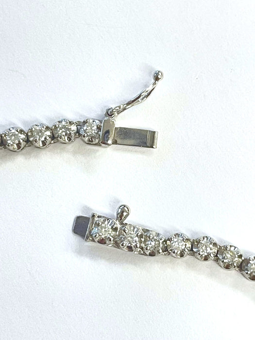 NO BRAND Tennis Diamond Necklace