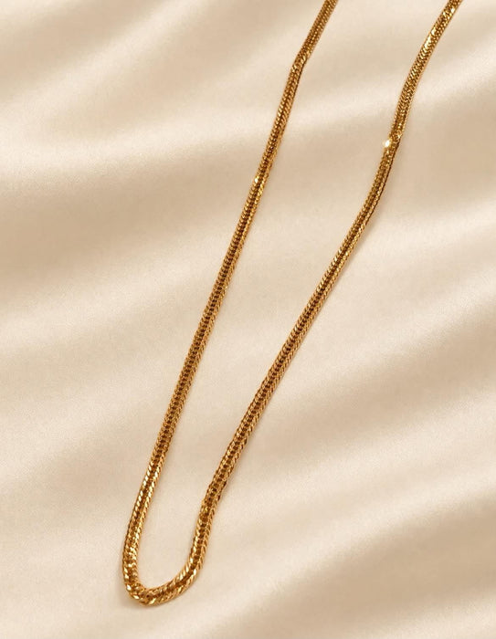 NO BRAND Kihei Triple Cut Chain Necklace