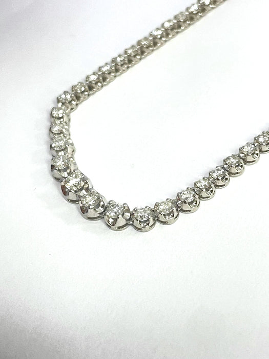 NO BRAND Tennis Diamond Necklace