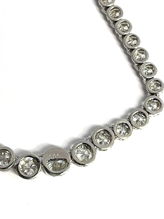 NO BRAND Tennis Diamond Necklace
