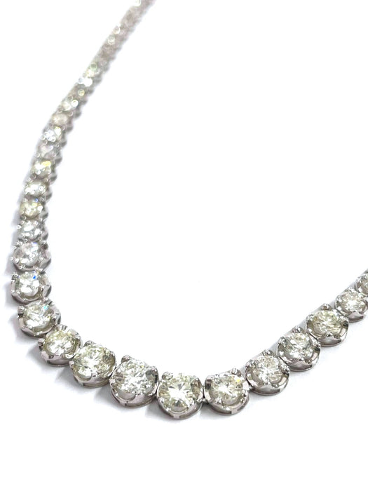 NO BRAND Tennis Diamond Necklace