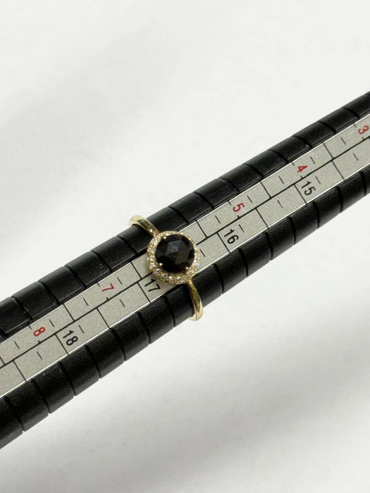 NO BRAND Black & White Diamond Ring