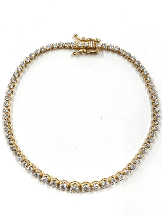 NO BRAND Tennis Diamond Bracelet