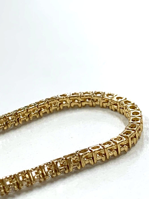 NO BRAND Tennis Diamond Necklace