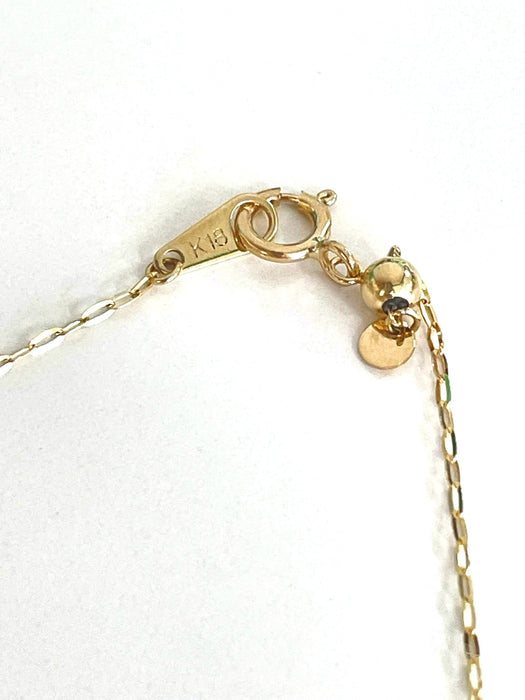 NO BRAND Spiral Baguette Diamond Necklace