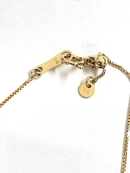 NO BRAND Square Baguette Diamond Necklace